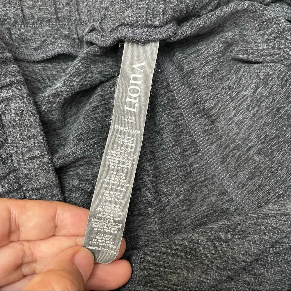 Vuori Sunday Jogger‎ Pants Women's Gray Performance Gym Stretch Knit Sz M B23 - Picture 3 of 11